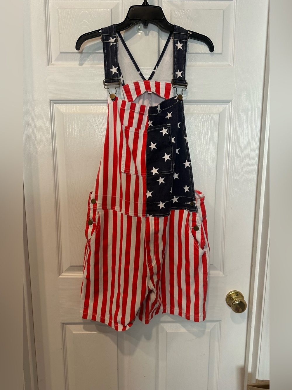 American Flag overalls